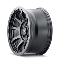 Thumbnail for Dirty Life 9307 Drifter 17x8.5/5x127 BP/-6mm Offset/78.1mm Hub Matte Black Wheel - Beadlock