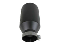 Thumbnail for aFe Power Universal 5in Inlet 8in Outet MACH Force-XP Clamp-On Exhaust Tip - Black