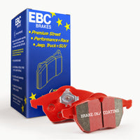 Thumbnail for EBC 13+ Jaguar F-Type (Cast Iron Only) 3.0 Supercharged (380) Perf Pkg Redstuff Front Brake Pads
