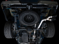 Thumbnail for AWE 21-25 Ford F150 (14th Gen Reg Cab) Cat-Back Exhaust - 4.5in Dual Side Exit Diamond Black Tips
