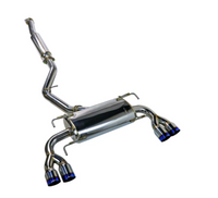 Thumbnail for Remark 11-14 Subaru WRX/STI GR Hatch Sports Touring Cat-Back Exhaust - Burnt Quad Tips
