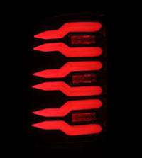 Thumbnail for AlphaRex 07-13 GMC Sierra 1500/07-14 2500/3500HD (No Clsc/Dually) Luxx-Series LED Tail Lghts Blk Red