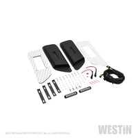 Thumbnail for Westin 18-20 Jeep Wrangler JL 2dr LED Hood Scoops - Textured Black