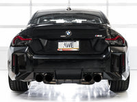 Thumbnail for AWE Tuning 23-24 BMW G87 M2 Track Edition Exhaust - Diamond Black Tips