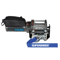 Thumbnail for Superwinch 1,500 lbs. 1.1 HP 120V AC 1/8 In x 35ft. Wire Rope - Gray Wrinkle
