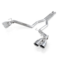 Thumbnail for Stainless Works 2012-15 Camaro ZL1 6.2L 3in Catback Dual Chambered Exhaust X-Pipe Resonator Deletes