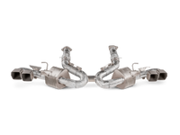 Thumbnail for Akrapovic 2020 Chevrolet Corvette Stingray (C8) OPF/GPF Slip-On Line (Titanium) w/ Titanium Tips