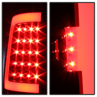 Thumbnail for Xtune GMC Sierra 07-13 LED Tail Lights Black ALT-ON-GS07-G2-LED-BK