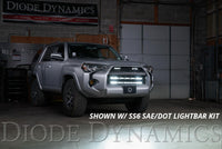 Thumbnail for Diode Dynamics 14-19 Toyota 4Runner SS30 Dual Stealth Lightbar Kit - White Combo