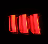 Thumbnail for AlphaRex 15-23 Ford Mustang NOVA-Series Prismatic LED Tail Lights Black-Clear