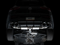 Thumbnail for AWE MK8 Volkswagen Golf R 3in Touring Edition Quad Exhaust - Chrome Silver Tips