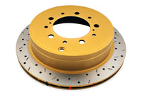 Thumbnail for DBA 07+ Toyota LandCruiser 200 Series Rear Drilled and Slotted 4000 Series Rotor