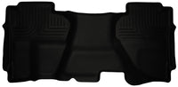 Thumbnail for Husky Liners 07-13 Chevrolet Silverado 1500 Ext Cab WeatherBeater Black 2nd Seat Floor Liners