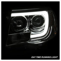 Thumbnail for Spyder Toyota Tacoma 05-11 Projector Headlights - Light Bar DRL - Chrome PRO-YD-TT05V2-LB-C