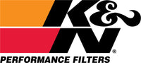 Thumbnail for K&N Universal Air Filter with Carbon Fiber Top & Base-6in Base O/S W x 3.938in Top O/S W x 6in H