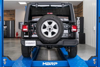 Thumbnail for MBRP 18-20 Jeep Wrangler JL 2.5in Single Rear Exit Cat Back Exhaust - Aluminum