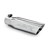Thumbnail for MBRP Universal Tip 3in O.D. Dual Wall Angled 2 inlet 12 length