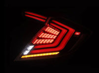 Thumbnail for AlphaRex 16-21 Honda Civic Hatchback/ Type-R FK8 Nova-Series LED Tail Lights (Pair) - Alpha Black