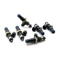 Thumbnail for DeatschWerks Set of 6 High Impedance 2400cc Injectors for Toyota Supra TT 93-98 Top Feed Conversion