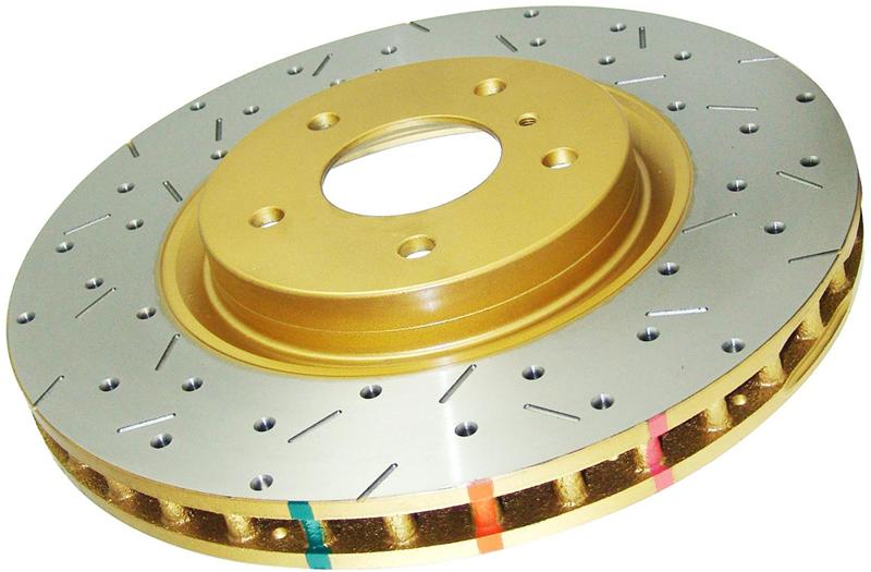 DBA 06-10 Hummer H3 Front 4000 Series Drilled & Slotted Rotor