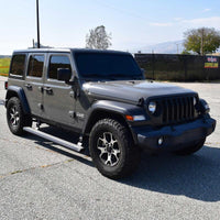 Thumbnail for Westin 18-24 Jeep Wrangler JL Unlimited 4dr Pro-e Running Boards - Tex. Blk
