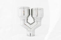 Thumbnail for MBRP Universal T304 SS Dual Tip 4in OD/2.5in Inlet