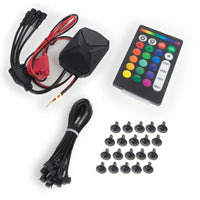 Thumbnail for ORACLE Lighting LED Illuminated Wheel Rings 16.5in PLASMA ColorSHIFT w/BC2 Bluetooth Controller