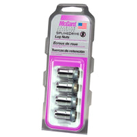 Thumbnail for McGard SplineDrive Lug Nut (Cone Seat) M12X1.25 / 1.24in. Length (4-Pack) - Chrome (Req. Tool)