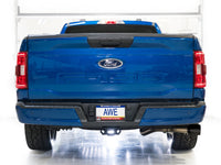 Thumbnail for AWE 21-25 Ford F150 (14th Gen Reg Cab) Cat-Back Exhaust - 4.5in Dual Side Exit Diamond Black Tips
