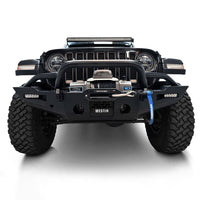 Thumbnail for Westin 20-25 Jeep Gladiator / 18-25 Wrangler JL XTS Front Bumper - Tex. Blk