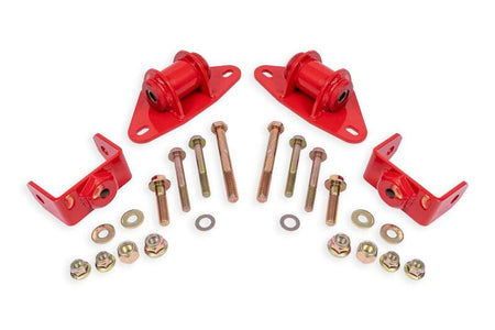 BMR Suspension 14-19 Chevrolet Corvette Motor Mount Kit - Red