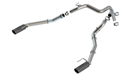 Borla 24-25 Ford Ranger Raptor 2.75in Tail Pipe Kit 4in Tip - Ceramic Black