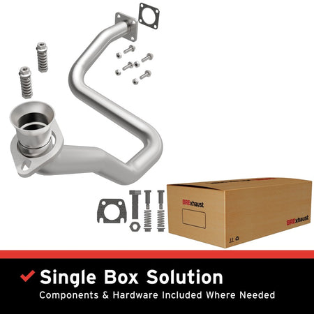BRE Exhaust 87-92 Wrangler 2.5L 4.0L 4.2L Front Pipe Kit