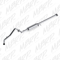 Thumbnail for MBRP 2007-2008 Chev/GMC 1500 CC EC 6ft6in bed 4.8/5.3L 3in Cat Back Single Side AL P Series Exhaust