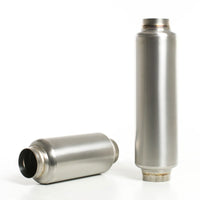 Thumbnail for Ticon Industries 12in OAL 2.5in In/Out Ultralight Titanium Muffler