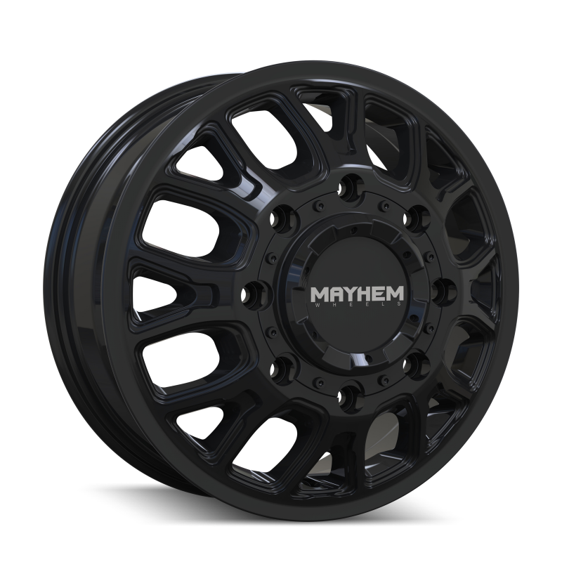 Mayhem Cogent Dually 8107D 17x6.5 8-200 BP 125mm Offset 142mm Bore Gloss Black