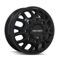 Thumbnail for Mayhem 8107D Cogent Dually 17x6.5 / 8x165.1 BP / 125mm Offset / 121.3mm Hub Gloss Black Wheel