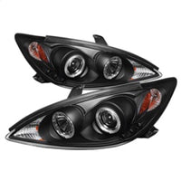 Thumbnail for Spyder Toyota Camry 02-06 Projector Headlights LED Halo LED Black High H1 Low H1 PRO-YD-TCAM02-HL-BK