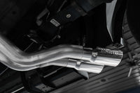 Thumbnail for MBRP 15-20 Ford F150 Pre-Axle 4in OD Tips Dual Outlet 3in Black Coated Cat Back Exhaust
