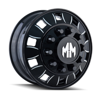 Thumbnail for Mayhem 8180 BigRig 24.5x8.25 / 10x285.75 BP / 168mm Offset / 220.1mm Hub Inner Black Wheel