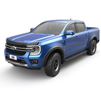 Thumbnail for EGR 2024+ Ford Ranger Superguard Hood Shield - Dark Smoke