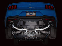 Thumbnail for AWE 2024 Ford Mustang GT Fastback S650 RWD Track Edition Catback Exhaust w/ Dual Chrome Silver Tips