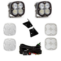 Thumbnail for Baja Designs 07-18 Jeep Wrangler JK XL80 Drive/Combo A-Pillar Kit - White