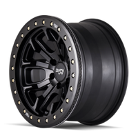Thumbnail for Dirty Life 9303 DT-1 17x9/8x165.1 BP/-12mm Offset/130.8mm Hub Matte Black Wheel - Beadlock