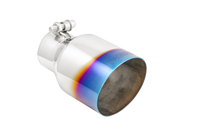 Thumbnail for MBRP Burnt End Tip 2.5 ID 4 ID Out 6.5 length Single Wall Angle Cut 304 Stainless Steel