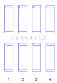 Thumbnail for King Engine Bearings Honda F23A/F23Z/K20A3/16V (Size +0.50mm) Connecting Rod Bearing Set