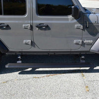 Thumbnail for Westin 18-24 Jeep Wrangler JL Unlimited 4dr Pro-e Running Boards - Tex. Blk