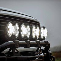 Thumbnail for KC HiLiTES SlimLite 8in. LED Light Shield (Shield Only) - Clear