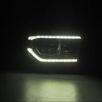 Thumbnail for AlphaRex 07-13 Toyota Tundra / 08-17 Sequoia NOVA LED Proj HL Black w/Actv Light Seq. Sig + DRL