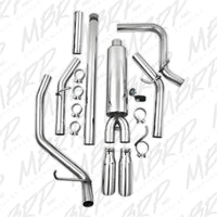 Thumbnail for MBRP 14 Chevy/GMC 1500 Silverado/Sierra 4.3L V6/5.3L V8 Dual Split Side T409 3in Cat Back Exhaust